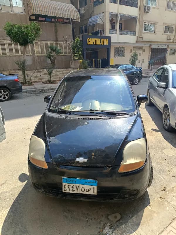 شيفروليه سبارك 2010 بيز لاين أسود مانيوال — مستعملة