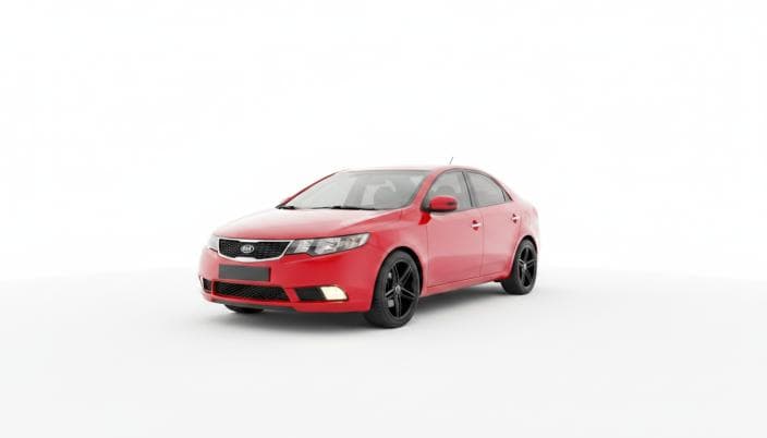 كيا سيراتو 2010 الفئه التالته أحمر أوتوماتيك — مستعملة