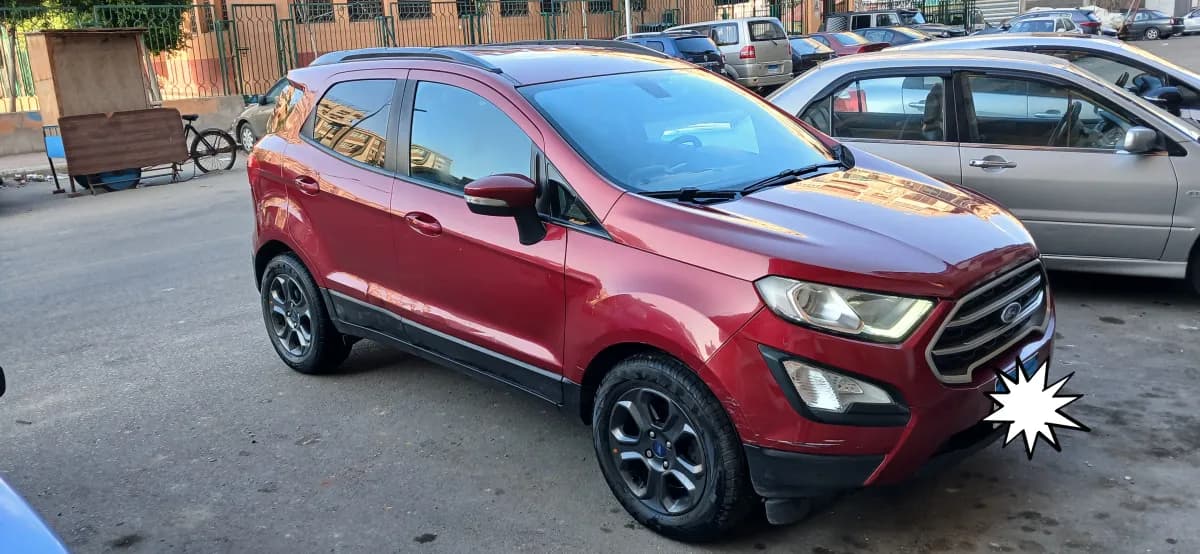 فورد ايكو سبورت 2019 تريند أحمر غامق أوتوماتيك — مستعملة