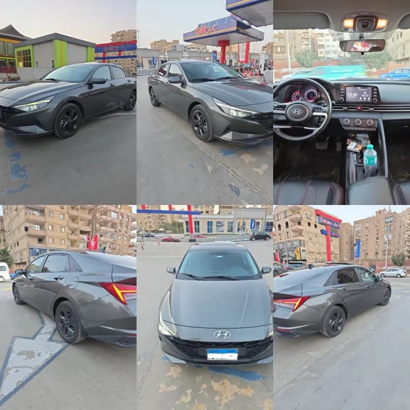 هيونداي النترا CN7 2021 بلاك ديموند رمادي أوتوماتيك — مستعملة