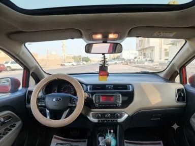 كيا ريو 2015 هاي لاين أحمر أوتوماتيك — مستعملة - 3