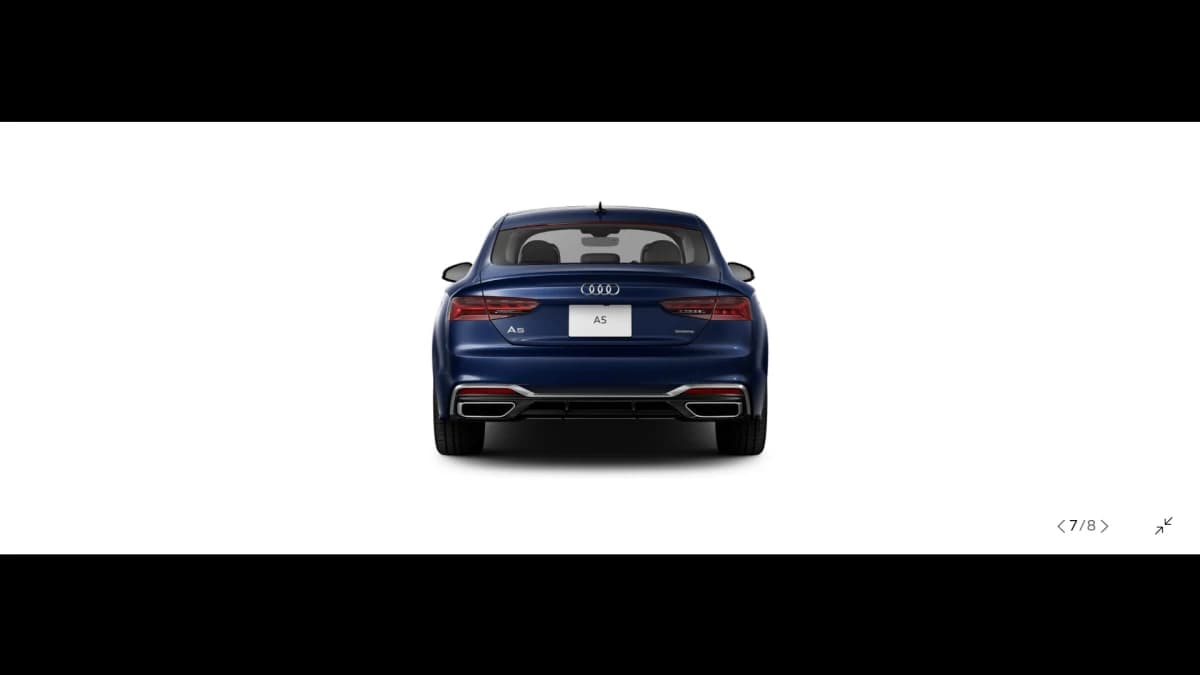 Audi A5 2024 اس لاين أزرق أوتوماتيك — جديدة
