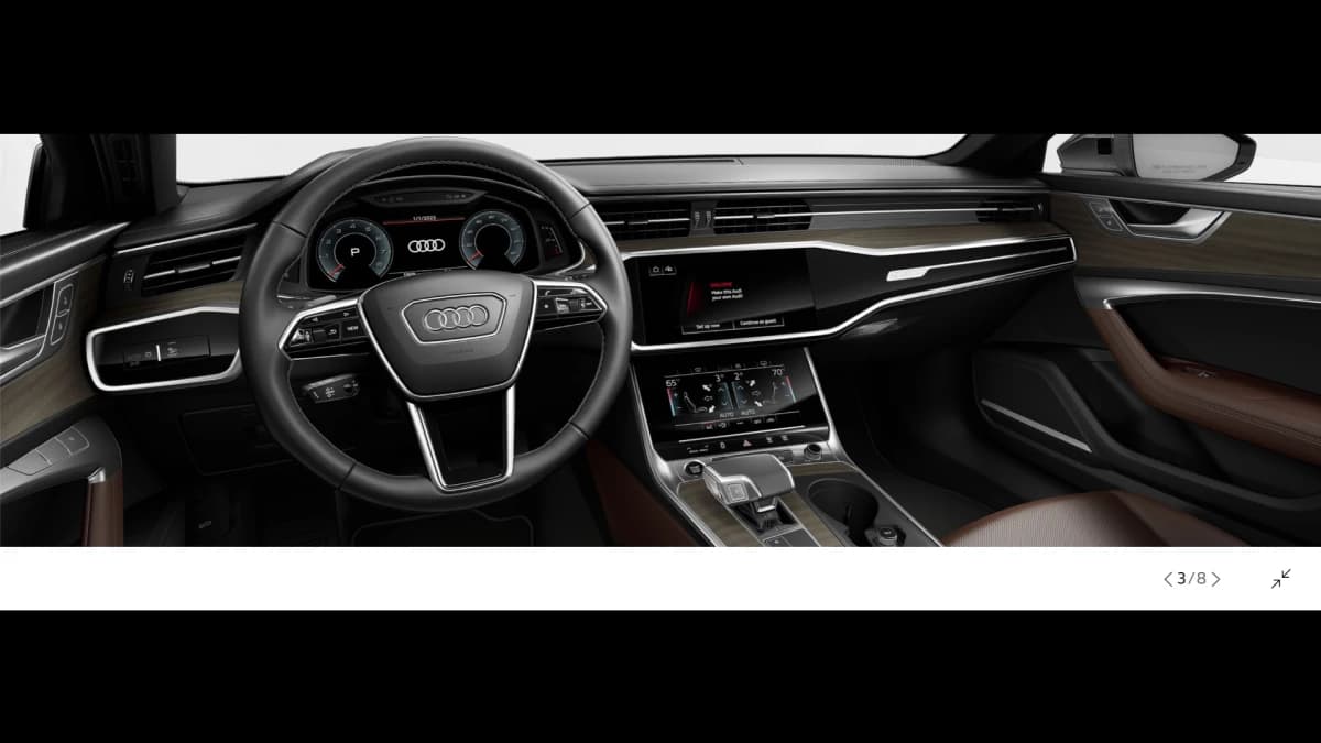 Audi A6 2024 اس لاين أسود أوتوماتيك — جديدة