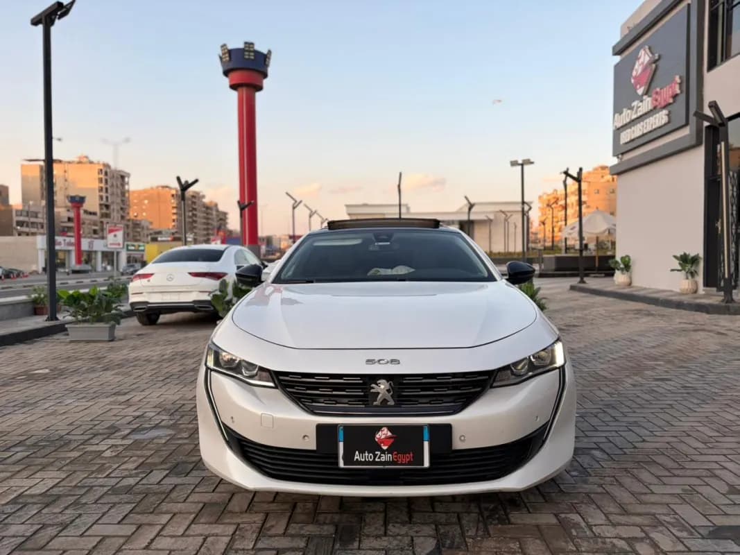 بيجو 508 2021 ألور بلس أبيض أوتوماتيك — مستعملة