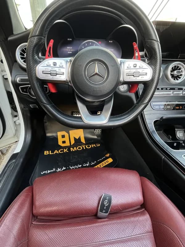 مرسيدس بنز C200 2019 ايه ام جي أبيض أوتوماتيك — مستعملة