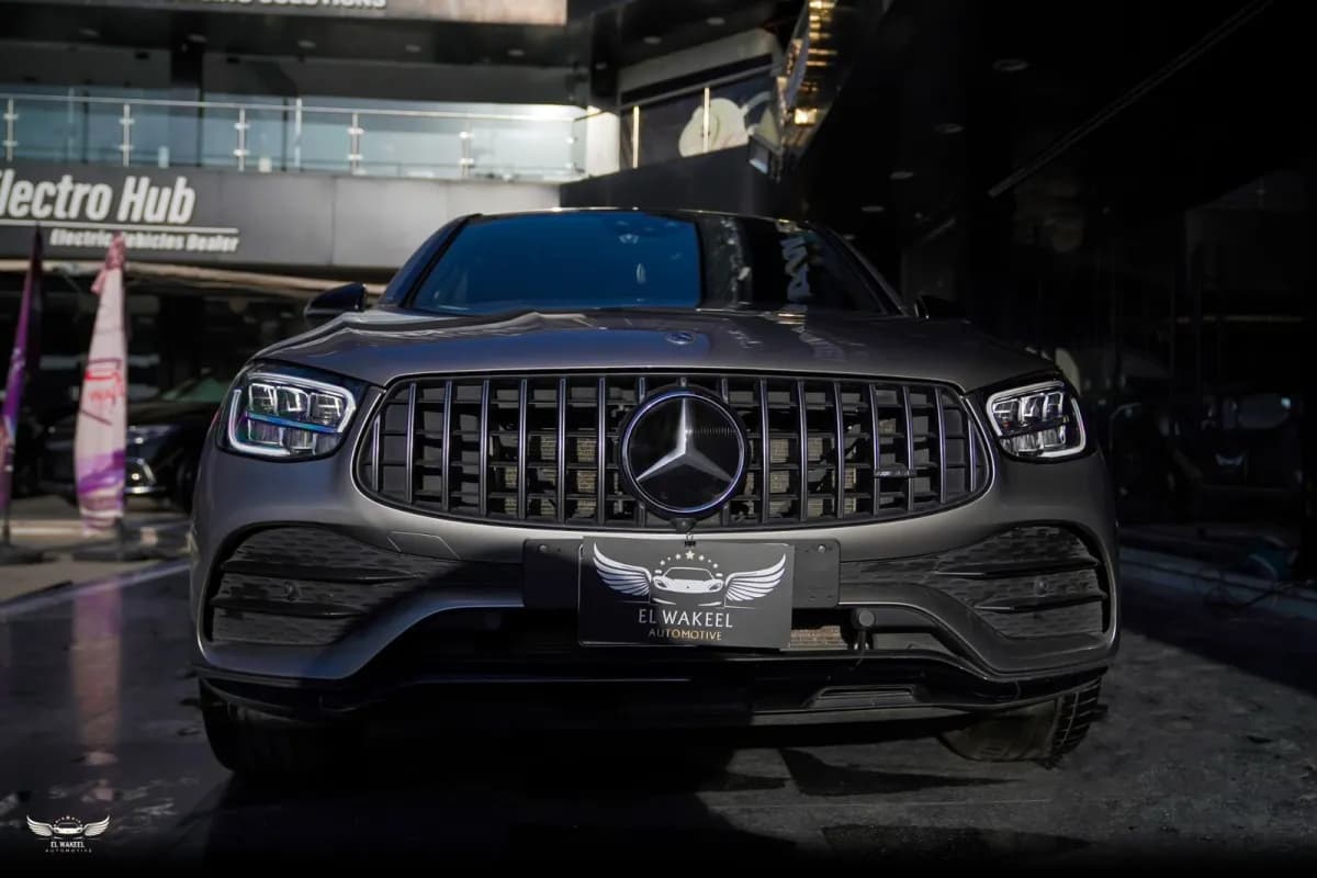 مرسيدس بنز GLC 43 2022 ايه ام جي فضي أوتوماتيك — مستعملة