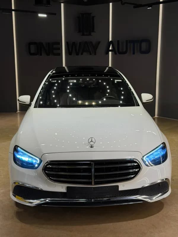 Mercedes-Benz E200 2022 AMG White Automatic — Used