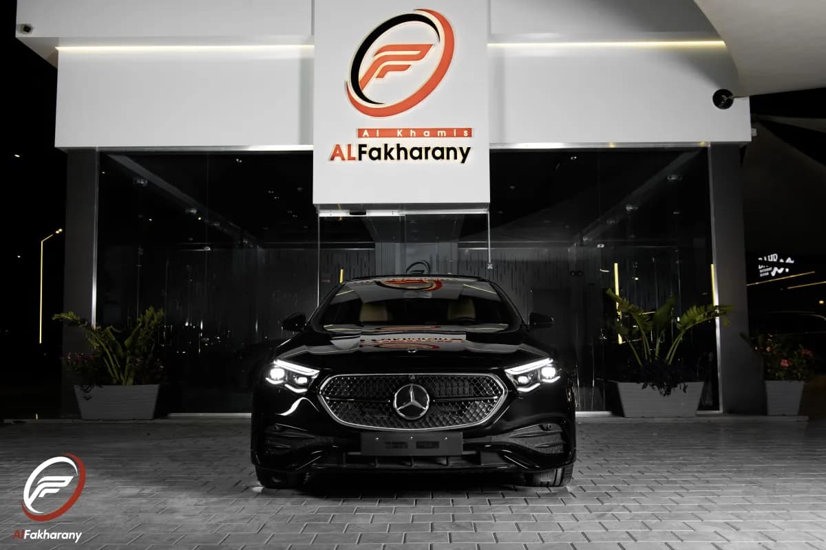 مرسيدس بنز E200 2026 ايه ام جي أسود أوتوماتيك — جديدة