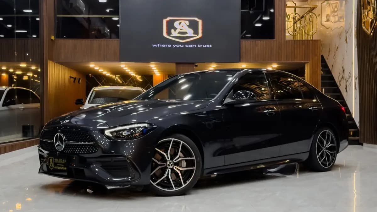 Mercedes-Benz C180 2023 AMG Gray Automatic — Used