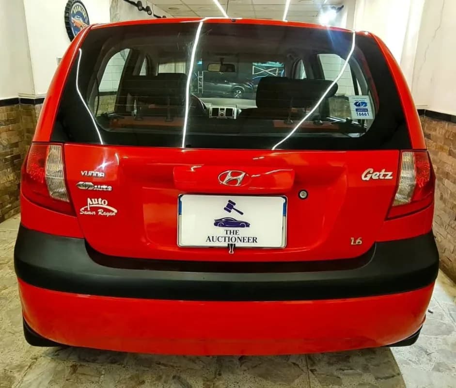 Hyundai Getz 2010 Highline Red Automatic — Used