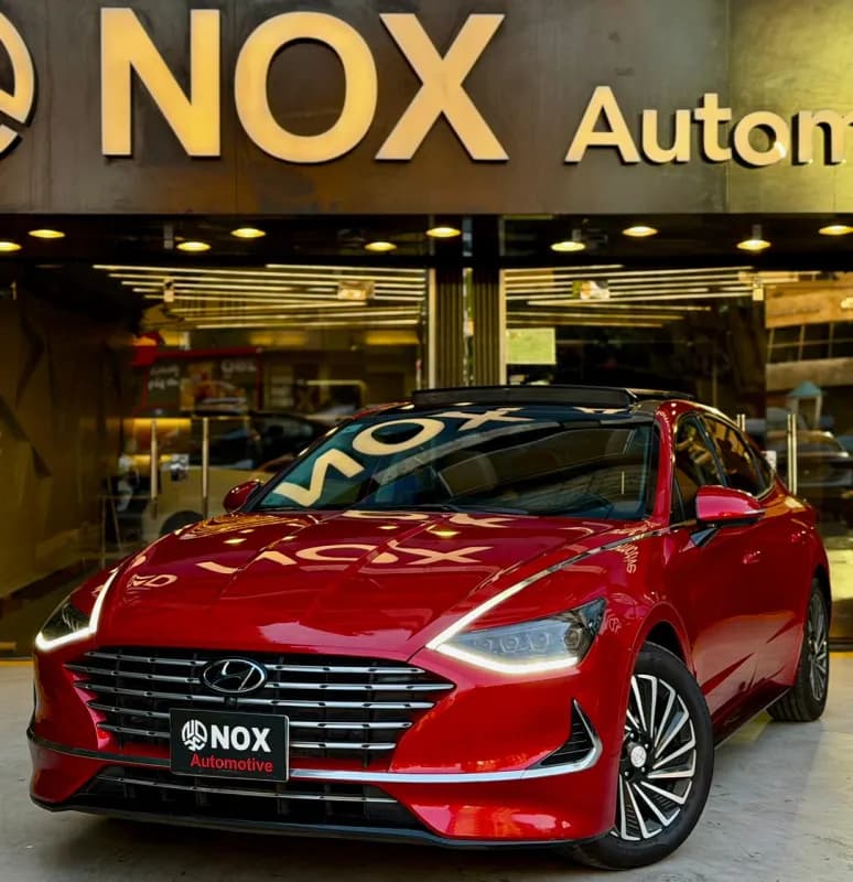 Hyundai Sonata 2021 Highline Red Automatic — Used