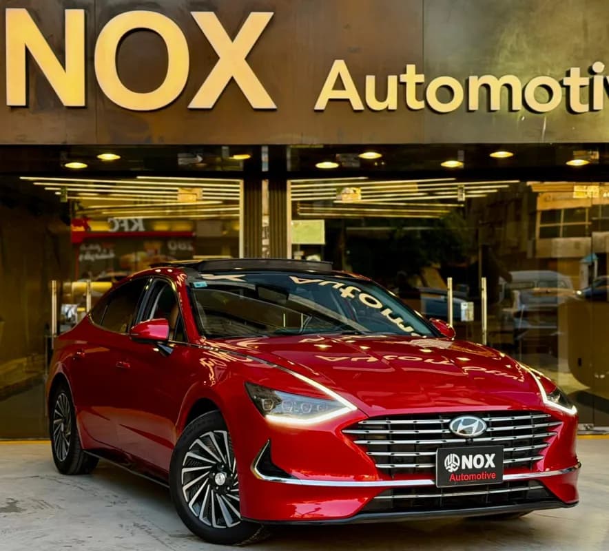 Hyundai Sonata 2021 Highline Red Automatic — Used