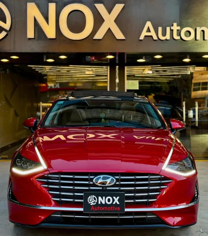 Hyundai Sonata 2021 Highline Red Automatic — Used