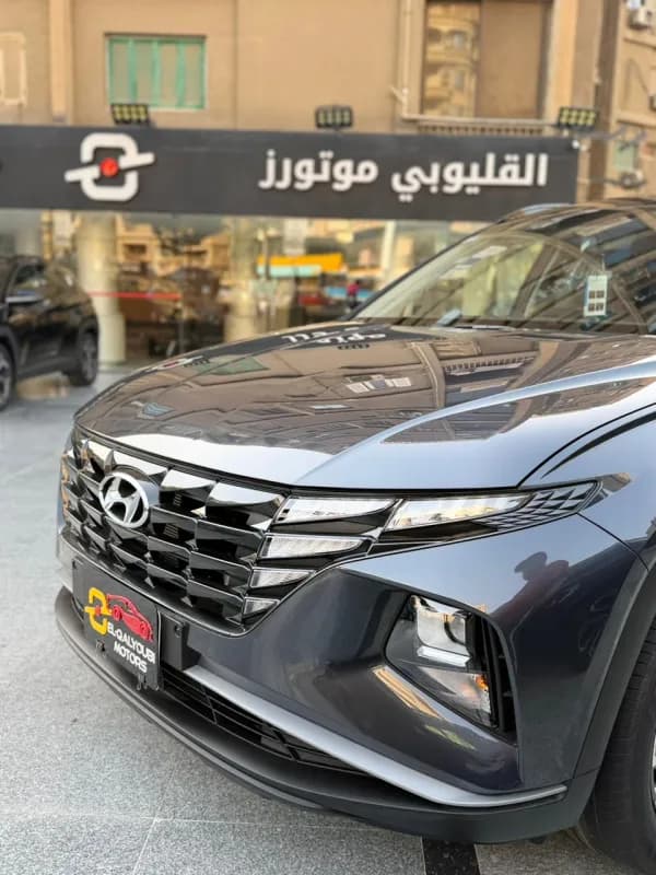 هيونداي توسان 2024 بلاز رمادي أوتوماتيك — مستعملة