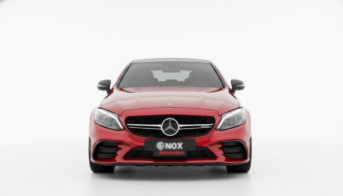 مرسيدس بنز C300 2019 اي ام جي أحمر أوتوماتيك — مستعملة - 1