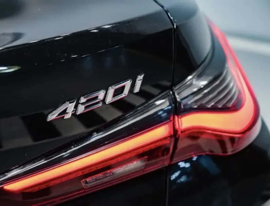 بي ام دبليو 420i 2024 M-Sport أسود أوتوماتيك — مستعملة