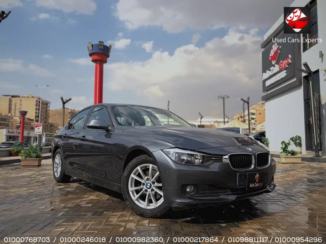 بي ام دبليو 316i 2015 اكسكلوسف رمادي أوتوماتيك — مستعملة