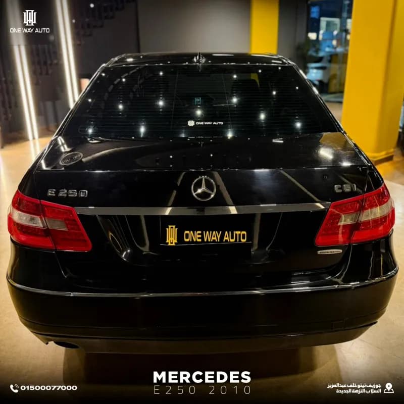 مرسيدس بنز E250 2010 ايه ام جي أسود أوتوماتيك — مستعملة