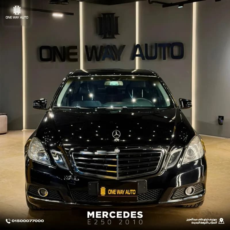 مرسيدس بنز E250 2010 ايه ام جي أسود أوتوماتيك — مستعملة