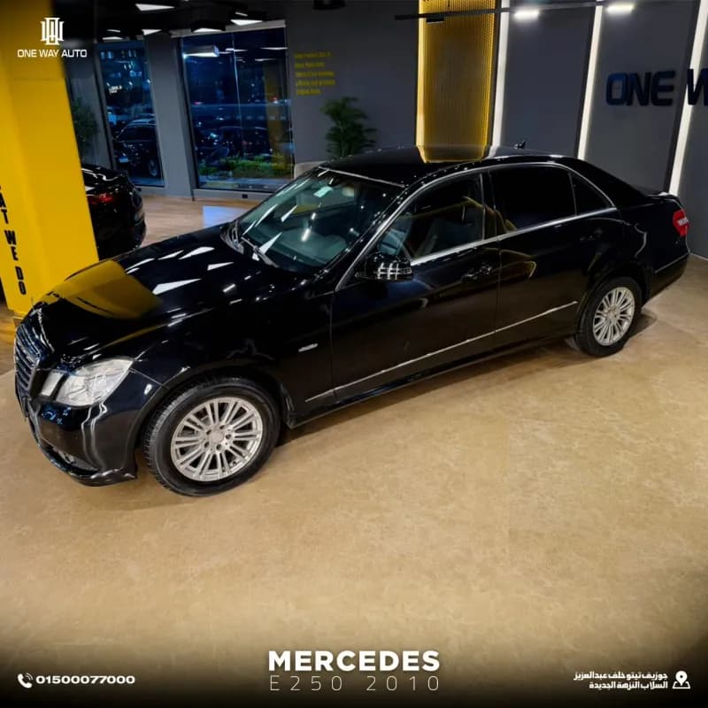 مرسيدس بنز E250 2010 ايه ام جي أسود أوتوماتيك — مستعملة
