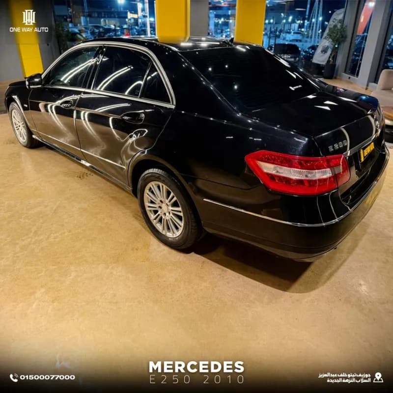 مرسيدس بنز E250 2010 ايه ام جي أسود أوتوماتيك — مستعملة