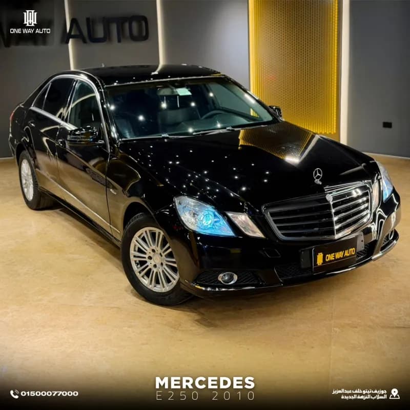 مرسيدس بنز E250 2010 ايه ام جي أسود أوتوماتيك — مستعملة