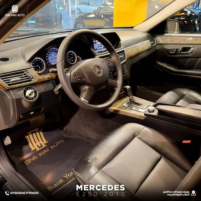 مرسيدس بنز E250 2010 ايه ام جي أسود أوتوماتيك — مستعملة