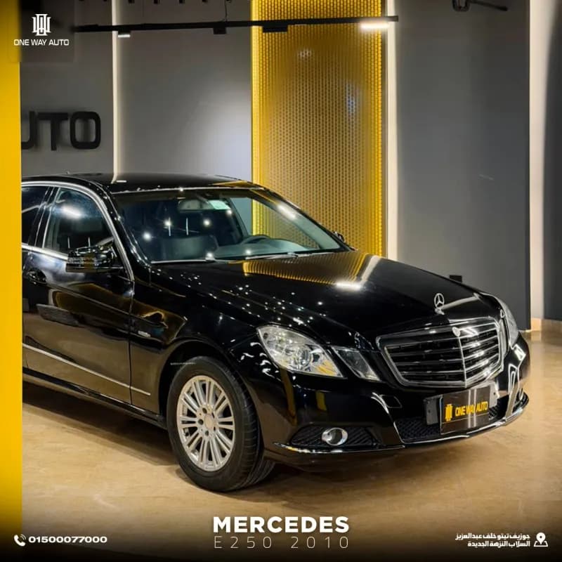 مرسيدس بنز E250 2010 ايه ام جي أسود أوتوماتيك — مستعملة