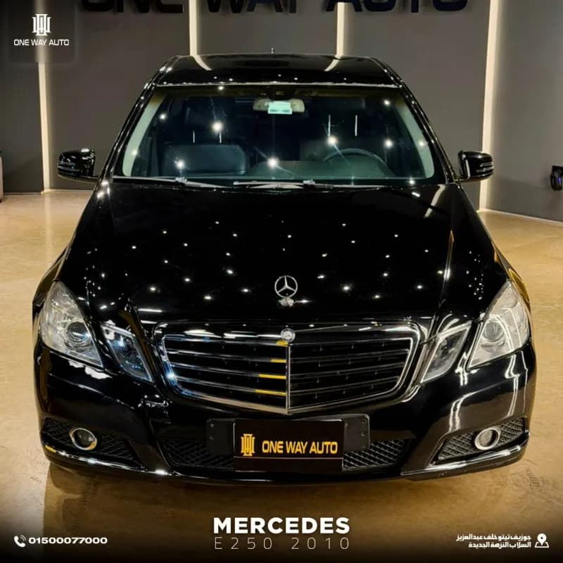 مرسيدس بنز E250 2010 ايه ام جي أسود أوتوماتيك — مستعملة