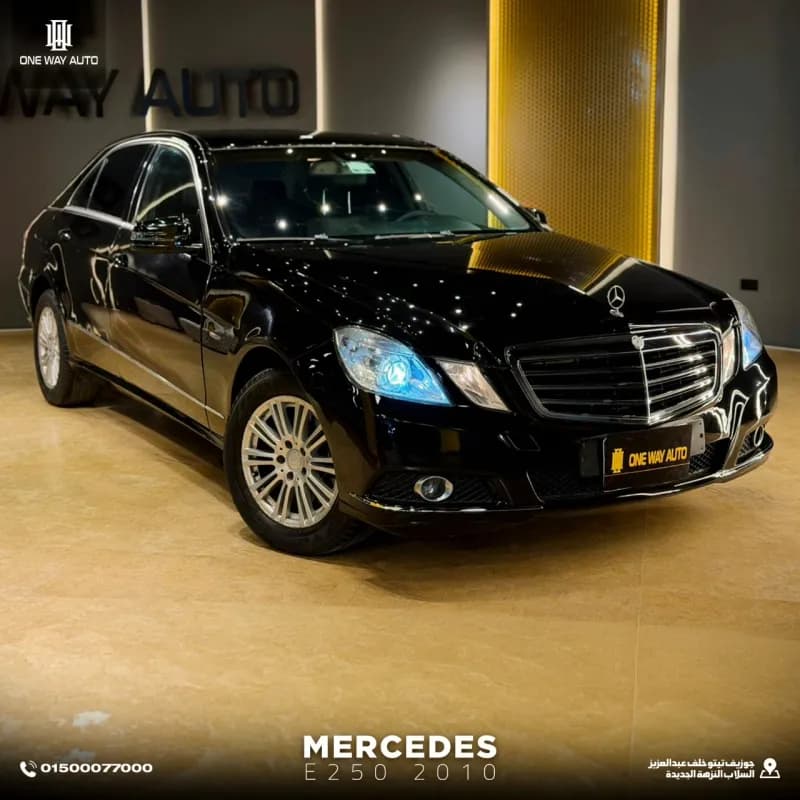 مرسيدس بنز E250 2010 ايه ام جي أسود أوتوماتيك — مستعملة