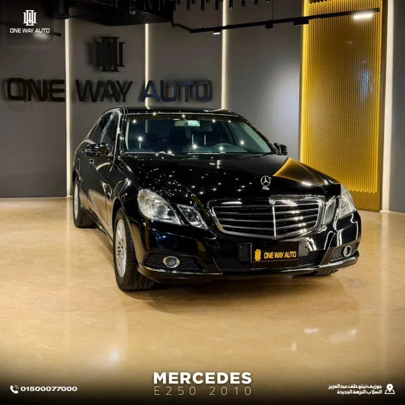 مرسيدس بنز E250 2010 ايه ام جي أسود أوتوماتيك — مستعملة