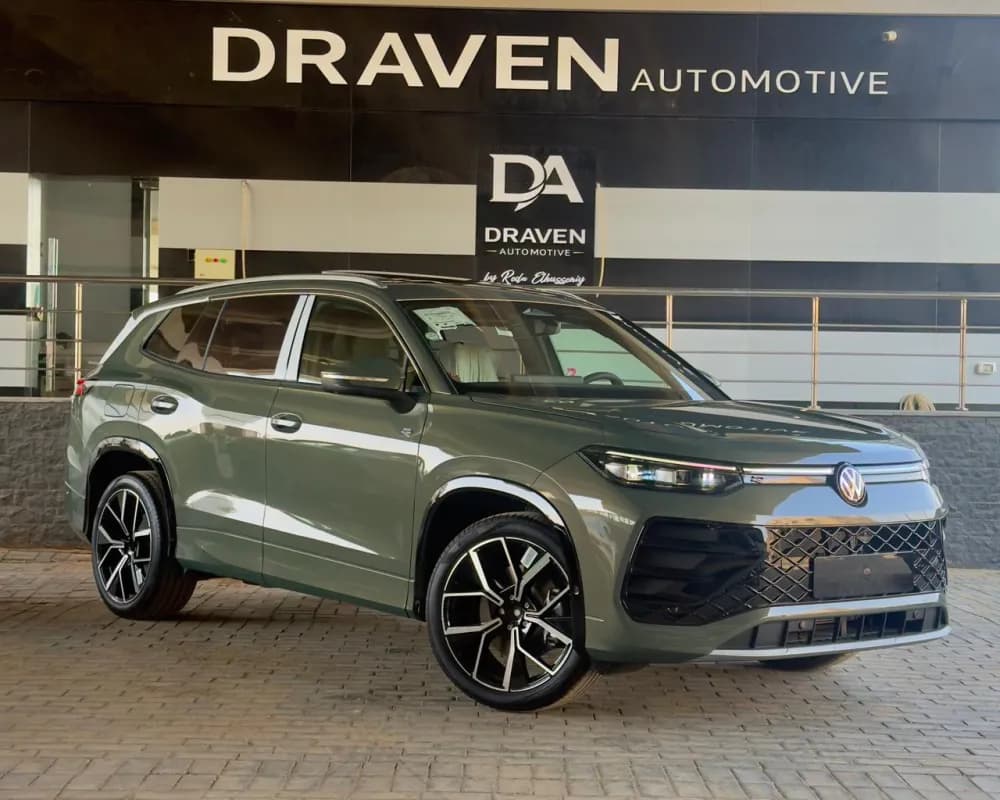 فولكس فاجن Tayron 2026 ار لاين أخضر زيتي قابض مزدوج — جديدة