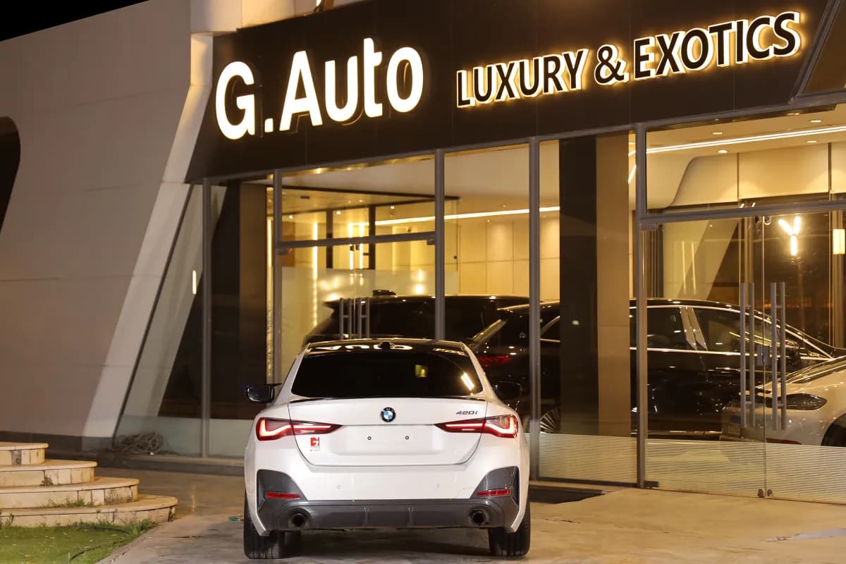 بي ام دبليو 420i 2024 M-Sport أبيض أوتوماتيك — مستعملة