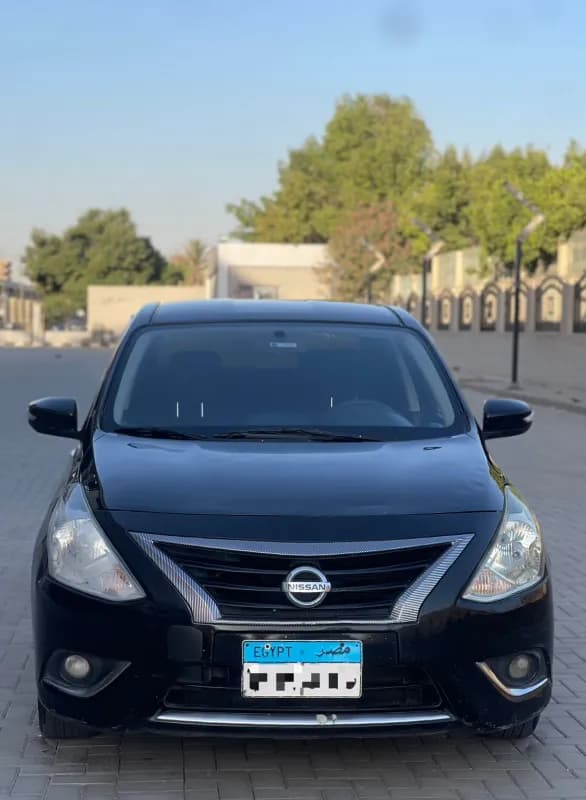 Nissan Sunny 2021 2nd Category Black Automatic — Used