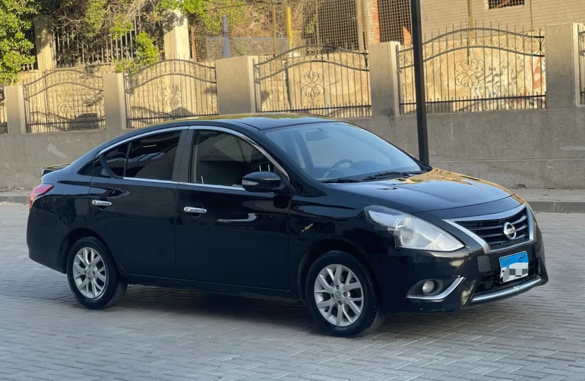 Nissan Sunny 2021 2nd Category Black Automatic — Used