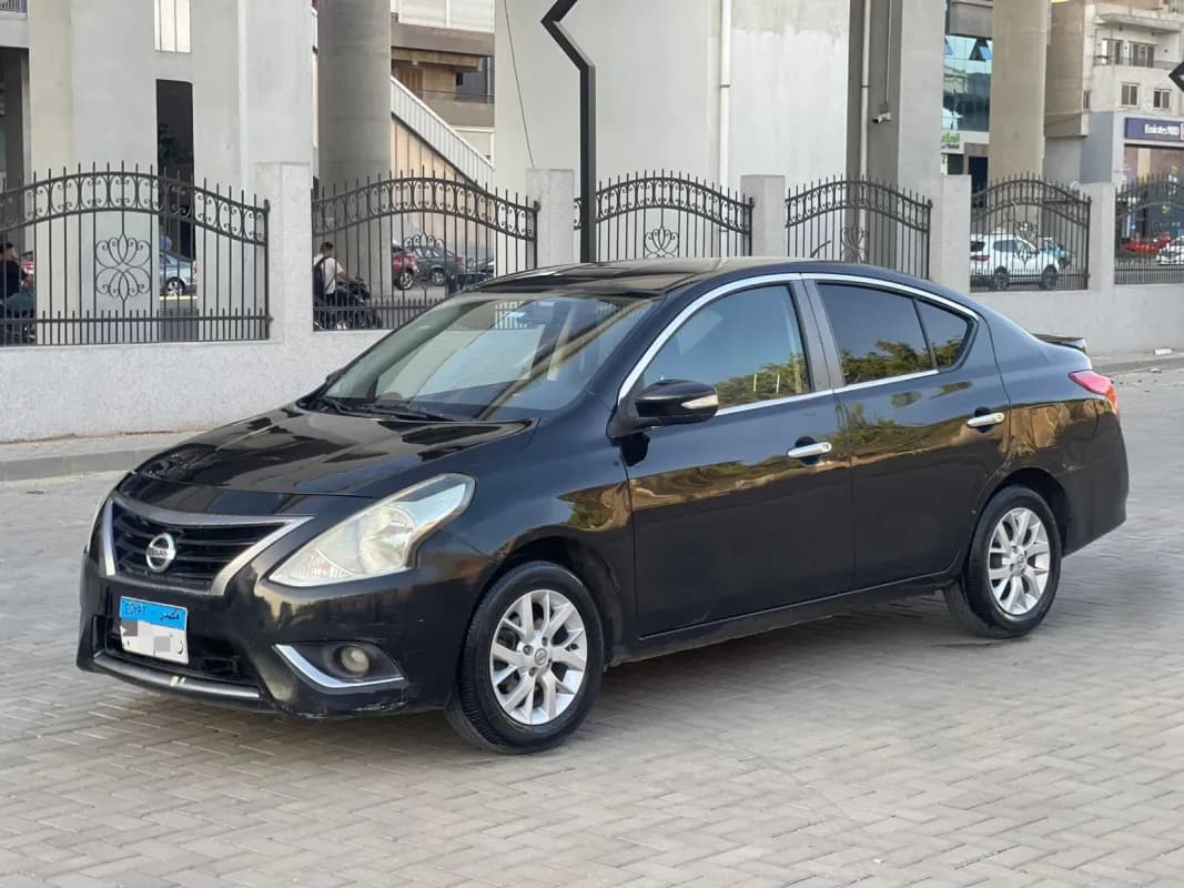 Nissan Sunny 2021 2nd Category Black Automatic — Used