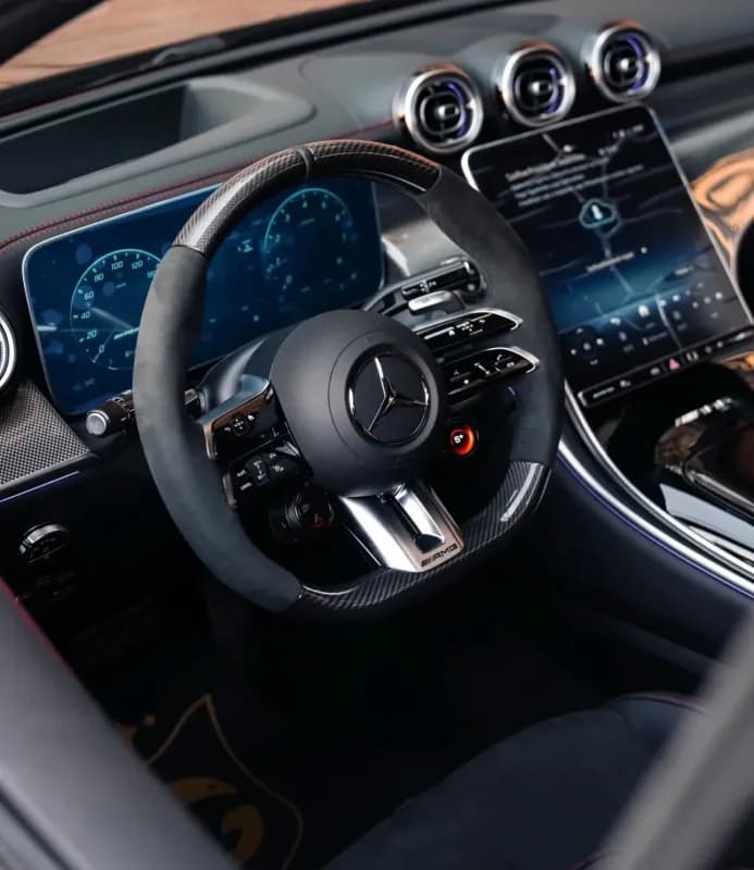 مرسيدس بنز GLC 43 2026 اي ام جي كوبيه أسود أوتوماتيك — جديدة