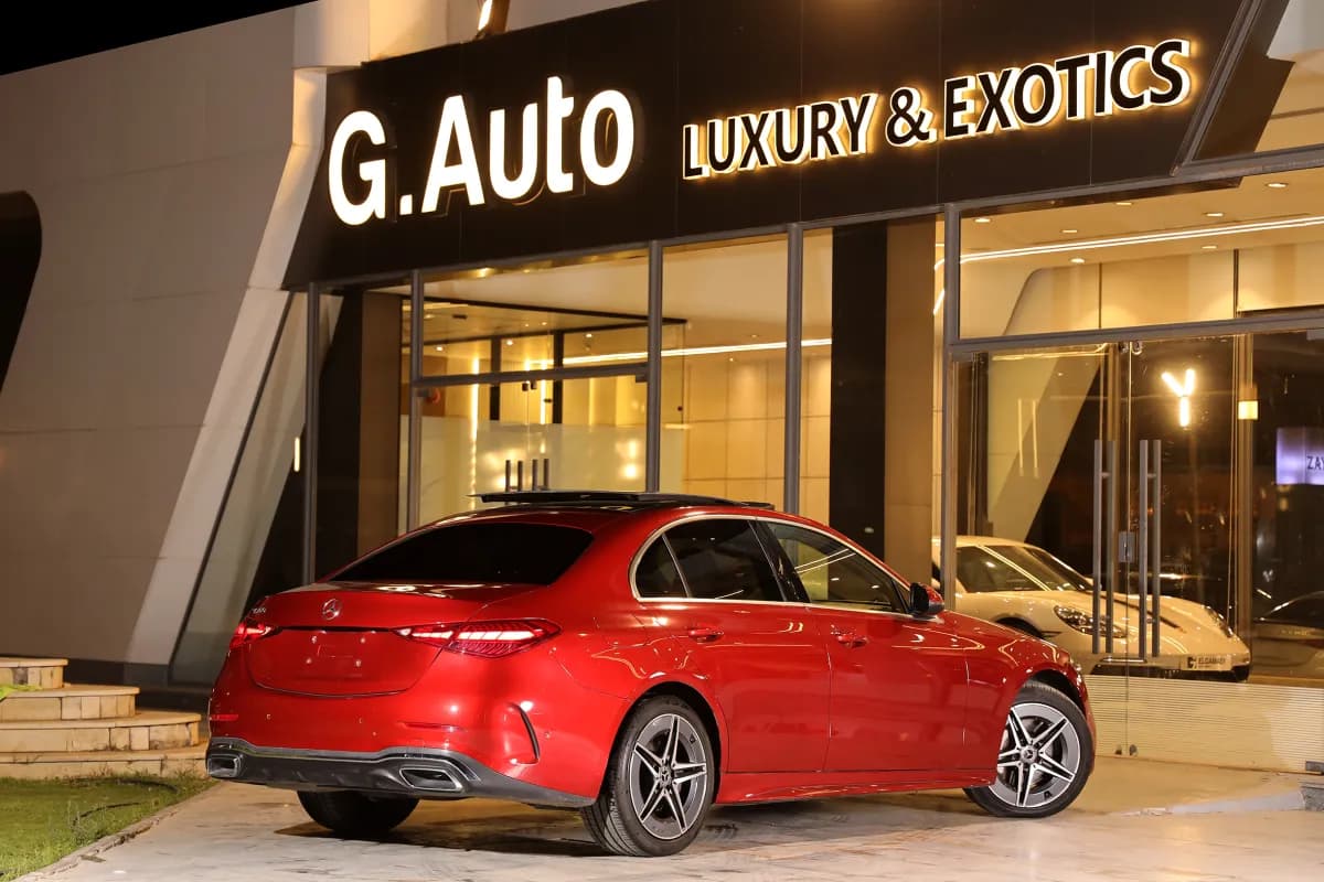 Mercedes-Benz C180 2022 AMG Red Automatic — Used