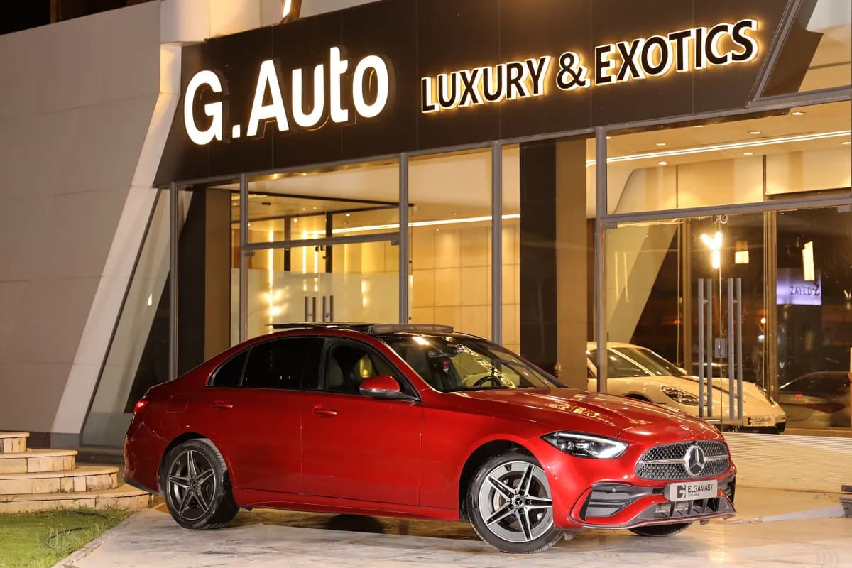 Mercedes-Benz C180 2022 AMG Red Automatic — Used