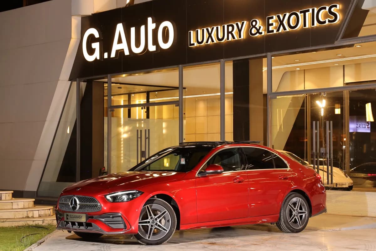 Mercedes-Benz C180 2022 AMG Red Automatic — Used