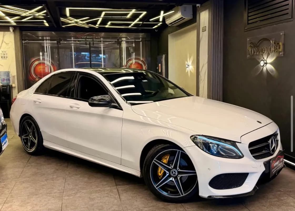 Mercedes-Benz C180 2018 AMG White Automatic — Used