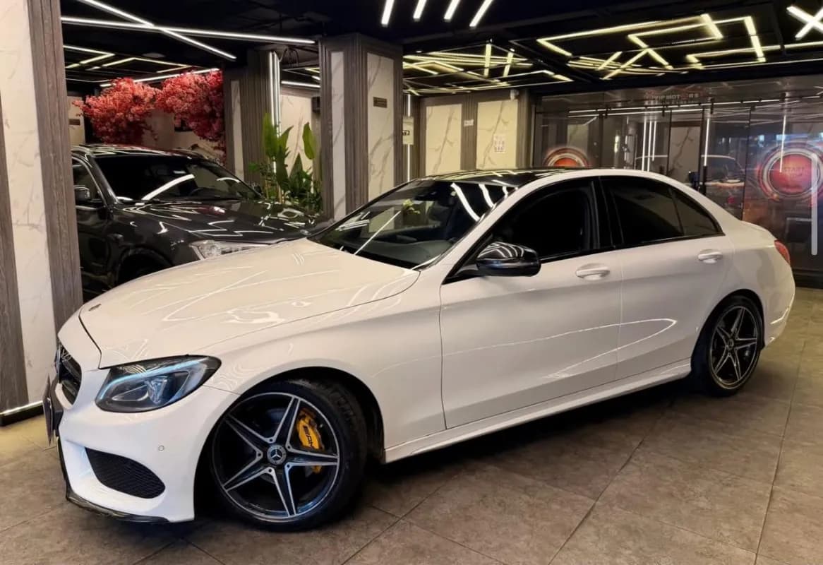 Mercedes-Benz C180 2018 AMG White Automatic — Used