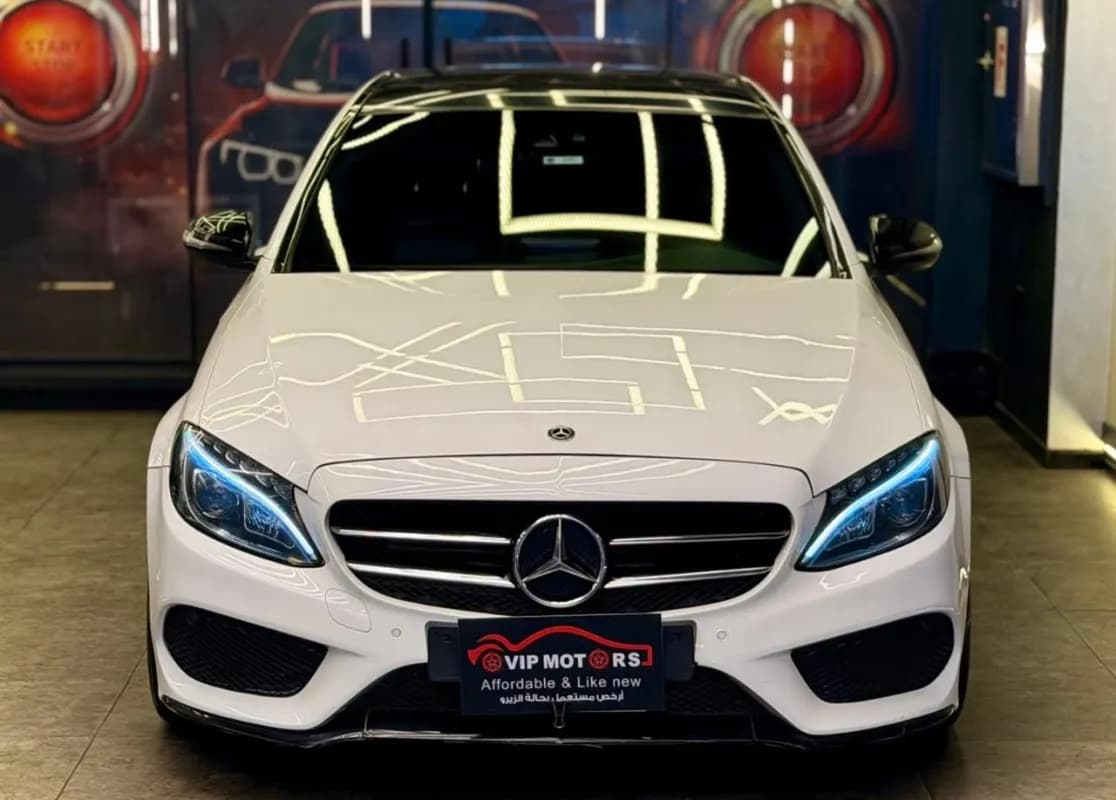 Mercedes-Benz C180 2018 AMG White Automatic — Used