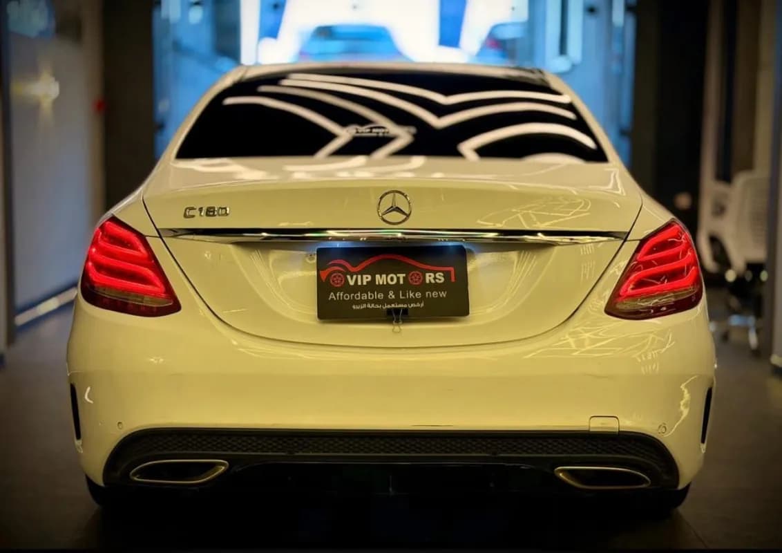 Mercedes-Benz C180 2018 AMG White Automatic — Used