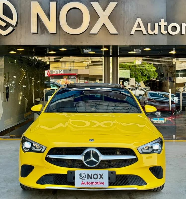 مرسيدس بنز CLA 200 2020 ايه ام جي أصفر أوتوماتيك — مستعملة