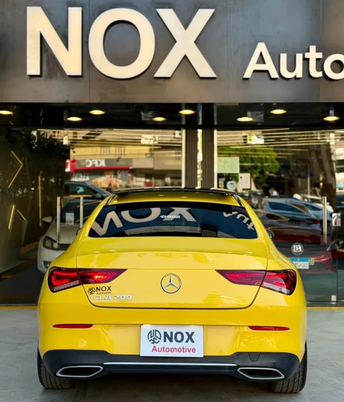 مرسيدس بنز CLA 200 2020 ايه ام جي أصفر أوتوماتيك — مستعملة