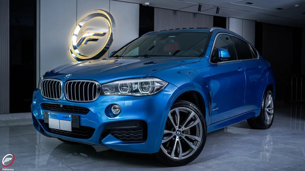 بي ام دبليو X6 2019 اكس درايف ام 50 اي أزرق أوتوماتيك — مستعملة