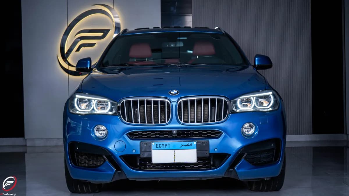 بي ام دبليو X6 2019 اكس درايف ام 50 اي أزرق أوتوماتيك — مستعملة