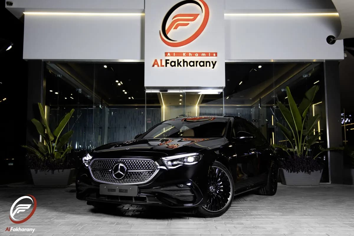 مرسيدس بنز E200 2026 ايه ام جي أسود أوتوماتيك — جديدة