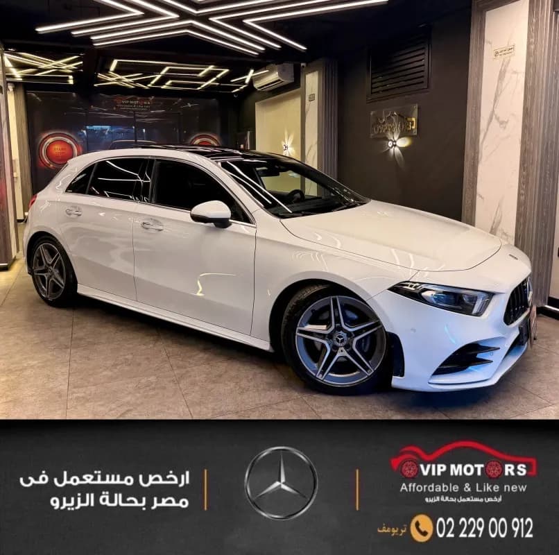 مرسيدس بنز A200 2019 اي ام جي أبيض أوتوماتيك — مستعملة